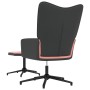 Silla de relajación con reposapiés terciopelo y PVC rosa de vidaXL, Sillones - Ref: Foro24-327846, Precio: 87,59 €, Descuento: %