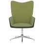 Green velvet and PVC relaxation chair by vidaXL, Armchairs - Ref: Foro24-327856, Price: 71,99 €, Discount: %