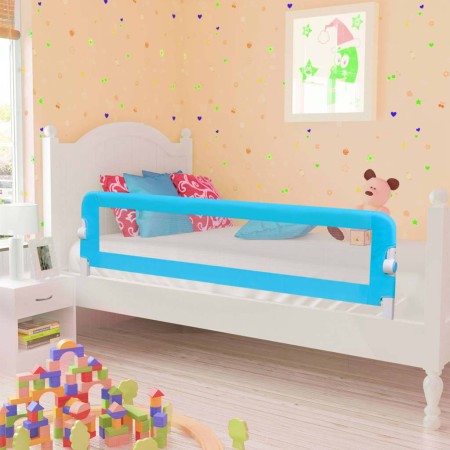 Child safety bed rail polyester blue 120x42 cm by vidaXL, Safety railings - Ref: Foro24-10172, Price: 33,86 €, Discount: %