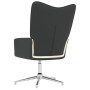 Sillón de relajación terciopelo blanco crema y PVC de vidaXL, Sillones - Ref: Foro24-327862, Precio: 71,99 €, Descuento: %