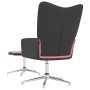 Sillón de relax con taburete terciopelo y PVC rosa de vidaXL, Sillones - Ref: Foro24-327868, Precio: 85,32 €, Descuento: %