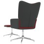 Relaxation chair with footrest in red velvet and PVC by vidaXL, Armchairs - Ref: Foro24-327869, Price: 122,22 €, Discount: %