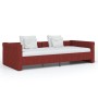 Sofá cama USB de tela rojo vino tinto 90x200 cm de vidaXL, Camas y somieres - Ref: Foro24-337196, Precio: 181,99 €, Descuento: %