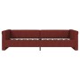 Sofá cama USB de tela rojo vino tinto 90x200 cm de vidaXL, Camas y somieres - Ref: Foro24-337196, Precio: 181,99 €, Descuento: %