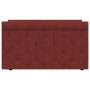 Sofá cama USB de tela rojo vino tinto 90x200 cm de vidaXL, Camas y somieres - Ref: Foro24-337196, Precio: 181,99 €, Descuento: %