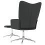 Relaxation chair with velvet and black PVC footrest by vidaXL, Armchairs - Ref: Foro24-327870, Price: 94,51 €, Discount: %