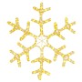 Figura de Navidad copo de nieve 144 LEDs blanco cálido 59x59 cm de vidaXL, Luces de Navidad - Ref: Foro24-343295, Precio: 45,...