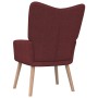 Sillón de relax de tela color rojo tinto de vidaXL, Sillones - Ref: Foro24-327927, Precio: 103,08 €, Descuento: %