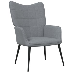 Silla de relajación de tela gris claro de vidaXL, Sillones - Ref: Foro24-327941, Precio: 95,99 €, Descuento: %