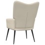 Sillón de relax de tela crema de vidaXL, Sillones - Ref: Foro24-327943, Precio: 87,99 €, Descuento: %