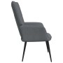 Sillón de relax con taburete tela gris oscuro de vidaXL, Sillones - Ref: Foro24-327953, Precio: 116,96 €, Descuento: %