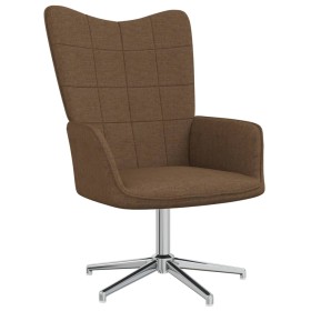 Silla de relajación de tela marrón de vidaXL, Sillones - Ref: Foro24-327988, Precio: 75,99 €, Descuento: %