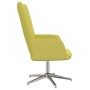 Silla de relajación con reposapiés de tela verde de vidaXL, Sillones - Ref: Foro24-328001, Precio: 116,54 €, Descuento: %