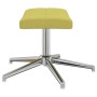 Silla de relajación con reposapiés de tela verde de vidaXL, Sillones - Ref: Foro24-328001, Precio: 116,54 €, Descuento: %