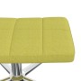 Silla de relajación con reposapiés de tela verde de vidaXL, Sillones - Ref: Foro24-328001, Precio: 116,54 €, Descuento: %