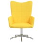 Relaxsessel mit Fußstütze aus senfgelbem Stoff von vidaXL, Sessel - Ref: Foro24-328003, Preis: 94,51 €, Rabatt: %