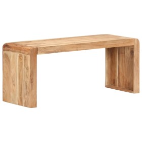 Solid acacia wood bench 110x38x46 cm by vidaXL, Dining and kitchen benches - Ref: Foro24-323584, Price: 157,99 €, Discount: %