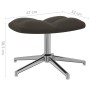 Silla de relajación con taburete terciopelo gris oscuro de vidaXL, Sillones - Ref: Foro24-328129, Precio: 155,57 €, Descuento: %