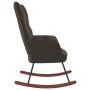 Silla mecedora de terciopelo gris oscuro de vidaXL, Mecedoras - Ref: Foro24-328140, Precio: 106,99 €, Descuento: %