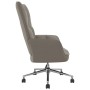 Silla de relajación de terciopelo gris claro de vidaXL, Sillones - Ref: Foro24-328161, Precio: 129,57 €, Descuento: %