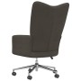 Silla de relajación de terciopelo gris oscuro de vidaXL, Sillones - Ref: Foro24-328162, Precio: 129,57 €, Descuento: %