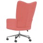 Silla de relajación de terciopelo rosa de vidaXL, Sillones - Ref: Foro24-328165, Precio: 128,99 €, Descuento: %