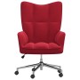 Silla de relajación de terciopelo rojo vino tinto de vidaXL, Sillones - Ref: Foro24-328166, Precio: 137,99 €, Descuento: %