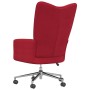 Silla de relajación de terciopelo rojo vino tinto de vidaXL, Sillones - Ref: Foro24-328166, Precio: 137,99 €, Descuento: %