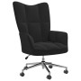 Black velvet recliner by vidaXL, Armchairs - Ref: Foro24-328167, Price: 128,49 €, Discount: %