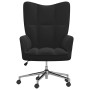 Black velvet recliner by vidaXL, Armchairs - Ref: Foro24-328167, Price: 128,61 €, Discount: %