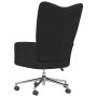 Black velvet recliner by vidaXL, Armchairs - Ref: Foro24-328167, Price: 128,61 €, Discount: %