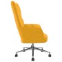 Silla de relajación de terciopelo amarillo mostaza de vidaXL, Sillones - Ref: Foro24-328168, Precio: 121,05 €, Descuento: %