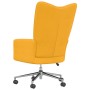 Silla de relajación de terciopelo amarillo mostaza de vidaXL, Sillones - Ref: Foro24-328168, Precio: 121,05 €, Descuento: %