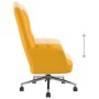 Silla de relajación de terciopelo amarillo mostaza de vidaXL, Sillones - Ref: Foro24-328168, Precio: 121,05 €, Descuento: %