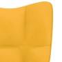 Silla de relajación de terciopelo amarillo mostaza de vidaXL, Sillones - Ref: Foro24-328168, Precio: 121,05 €, Descuento: %