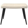 Silla de relajación con reposapiés tela crema de vidaXL, Sillones - Ref: Foro24-327954, Precio: 116,96 €, Descuento: %