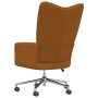 Silla de relajación de terciopelo marrón de vidaXL, Sillones - Ref: Foro24-328169, Precio: 133,98 €, Descuento: %