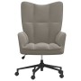 Light Gray Velvet Relaxation Chair by vidaXL, Armchairs - Ref: Foro24-328172, Price: 121,45 €, Discount: %