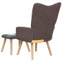 Silla de relajación con reposapiés tela patchwork de vidaXL, Sillones - Ref: Foro24-328184, Precio: 129,72 €, Descuento: %