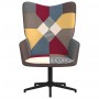 Silla de relajación de tela patchwork de vidaXL, Sillones - Ref: Foro24-328187, Precio: 117,21 €, Descuento: %