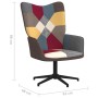 Silla de relajación de tela patchwork de vidaXL, Sillones - Ref: Foro24-328187, Precio: 117,21 €, Descuento: %