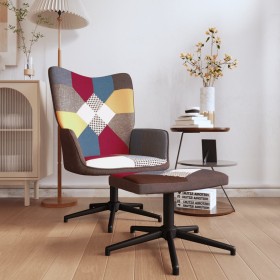 Patchwork fabric relaxation chair with footrest by vidaXL, Armchairs - Ref: Foro24-328188, Price: 122,99 €, Discount: %