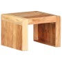 Mesa auxiliar de madera maciza de acacia 43x40x30 cm de vidaXL, Mesas auxiliares - Ref: Foro24-323588, Precio: 80,56 €, Descu...