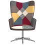 Silla de relajación de tela patchwork de vidaXL, Sillones - Ref: Foro24-328189, Precio: 85,91 €, Descuento: %