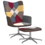 Relaxsessel aus Patchwork-Stoff mit Fußstütze von vidaXL, Sessel - Ref: Foro24-328190, Preis: 124,51 €, Rabatt: %