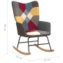 Schaukelstuhl aus Patchwork-Stoff von vidaXL, Schaukelstühle - Ref: Foro24-328191, Preis: 122,99 €, Rabatt: %