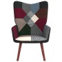 Silla de relajación de tela patchwork de vidaXL, Sillones - Ref: Foro24-328195, Precio: 134,14 €, Descuento: %