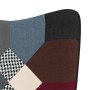 Silla de relajación de tela patchwork de vidaXL, Sillones - Ref: Foro24-328195, Precio: 134,14 €, Descuento: %