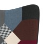 Relaxsessel aus Patchwork-Stoff mit Fußstütze von vidaXL, Sessel - Ref: Foro24-328196, Preis: 127,99 €, Rabatt: %