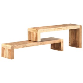 TV stand made of 2 solid acacia wood pieces by vidaXL, TV Furniture - Ref: Foro24-323589, Price: 215,99 €, Discount: %